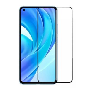 PELICULA DE VIDRO 5D COMPLETA XIAOMI MI 11 LITE 6.55" PRETO ANTI-ESTÁTICO