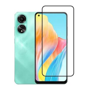 PELICULA DE VIDRO 5D COMPLETA OPPO A98 6.72" PRETO ANTI-ESTÁTICO