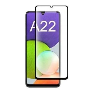 PELICULA DE VIDRO 5D COMPLETA SAMSUNG GALAXY A22 4G/A31/A32 4G 6.4" PRETO ANTI-E