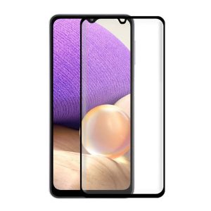 PELICULA DE VIDRO 5D COMPLETA SAMSUNG GALAXY A32 6.5" PRETO ANTI-ESTATICO