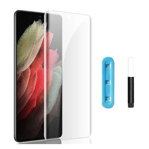 PELICULA DE VIDRO COMPLETA COLA UV HUAWEI MATE 40 PRO 6.76" TRANSPARENTE