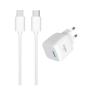 CARREGADOR 240V NEW SCIENCE SLD-T56 BRANCO 30W 5.0A USB-C PARA IPHONE