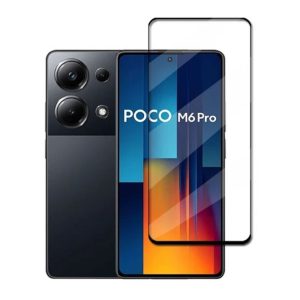 PELICULA DE VIDRO 5D COMPLETA XIAOMI POCO M6 PRO 6.67" PRETO