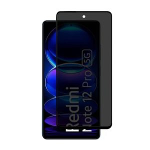PELICULA DE VIDRO ANTI-SPY XIAOMI REDMI NOTE 12 PRO 4G/5G 6.67" PRETO PRIVACY