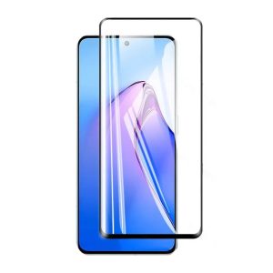 PELICULA DE VIDRO 5D COMPLETA OPPO RENO8 4G 6.43" PRETO ANTI-ESTÁTICO