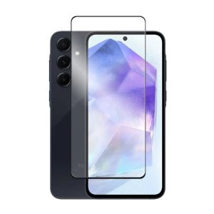PELICULA DE VIDRO 5D COMPLETA SAMSUNG GALAXY A55 6.6" PRETO ANTI-ESTATICO