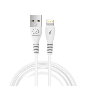 CABO DE DADOS WUW X195 BRANCO 2.4A 1M PARA IPHONE