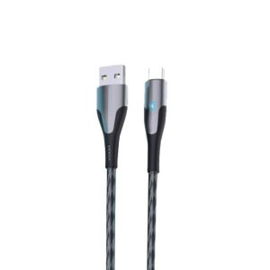 CABO DE DADOS USB TIPO C NEW SCIENCE U-17 PRETO 60W 5A 1M