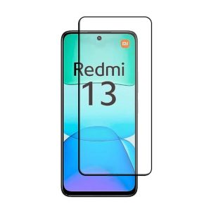 PELICULA DE VIDRO 5D COMPLETA XIAOMI REDMI 13 6.79" PRETO