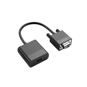 ADAPTADOR DE VGA PARA HDMI MTK TB1395 PRETO 1080P 15CM