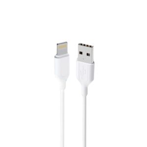 CABO DE DADOS NEW SCIENCE SE-01 BRANCO 3.0A 1M PARA IPHONE