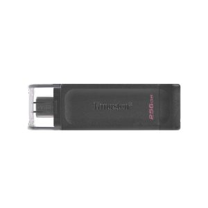 PENDRIVE KINGSTON 256GB PRETO DATA TRAVELER 70 3.2 USB-C