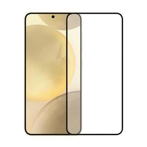 PELICULA DE VIDRO 5D COMPLETA SAMSUNG GALAXY S25 PRETO SEM FINGERPRINT