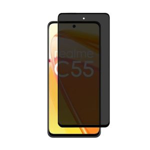 PELICULA DE VIDRO ANTI-SPY REALME C55 6.72" PRETO PRIVACY