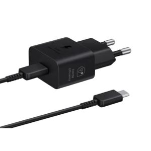 CARREGADOR 240V SAMSUNG EP-T2510 PRETO 25W TIPO-C PARA TIPO-C