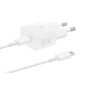 CARREGADOR 240V SAMSUNG EP-T2510 BRANCO 25W TIPO-C PARA TIPO-C
