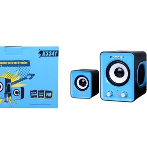 COLUNA BLUETOOTH MTK K3341 AZUL BT2.1 MULTIMEDIA USB/FM/SD