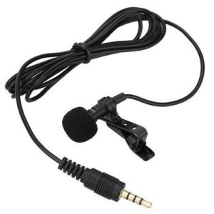 MICROFONE NEW SCIENCE WE-MEDIA COLLAR MIC PRETO