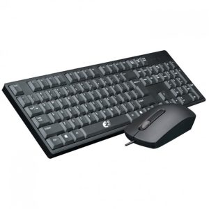 TECLADO COM RATO FANTECH 1905 PRETO MUTE BUTTON DESIGN, BUSINESS OFFICE E ERGONO