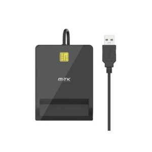 LEITOR DE CARTÃO MTK TR9168 PRETO PARA SIM/MMC/ID E ATM