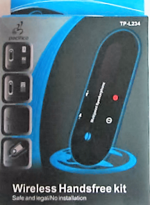 COLUNA BLUETOOTH PACIFICO TP-L234 PRETO PARA CARRO