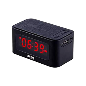 COLUNA BLUETOOTH MTK K3551 PRETO 3W 1200MAH BTS/LED/ALARME