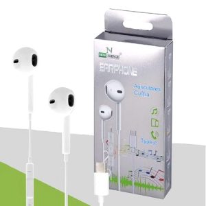 AURICULAR NEW SCIENCE REF:8027 BRANCO TIPO C COM MICROFONE