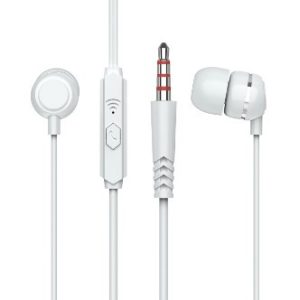 AURICULAR ONE PLUS NC3148 BRANCO 3.5MM PLUG TYPE HIGH SOUND QUILTY WITH MICROPHO