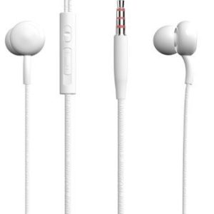 AURICULAR ONE PLUS C5851 BRANCO 1.2M LENGTH WITH VOLUME MICROPHONE