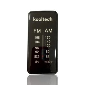 RÁDIO FM/AM KOOLTECH CPR 150 PRETO DC 3V