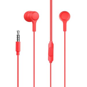 AURICULAR ONE PLUS C5146 VERMELHO 3.5MM PLUG 1.2M HIGH-CLARITY