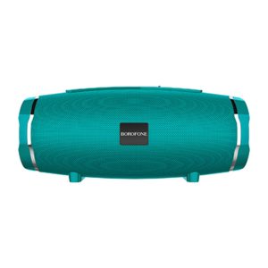 MINI COLUNA BLUETOOTH BOROFONE BR3 VERDE TURQUESA WIRELESS TWS 1200MAH RICH SOUN