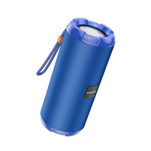 MINI COLUNA BLUETOOTH BOROFONE BR15 AZUL À PROVA D'ÁGUA SMART
