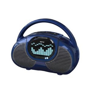 COLUNA BLUETOOTH MTK TF4177 AZUL 15000MAH 80W HIFI COM LUZ/TWS BTS/USB/TF