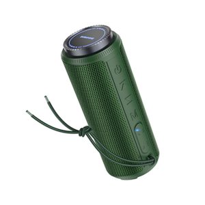 COLUNA BLUETOOTH BOROFONE BR22 VERDE WIRELESS TWS 1200MAH SPORTS