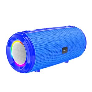 COLUNA BLUETOOTH BOROFONE BR13 AZUL SYMPHONY LED LIGHTS 1200MAH