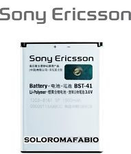 BATERIA SONY BST-41 BULK LI-POLYMER, 3.7V, 1500MAH COMPATIVEL COM XPERIA X1, X2,