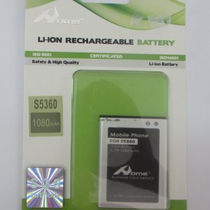 BATERIA SAMSUNG S5360 (HOME) EB454357VU 1080MAH