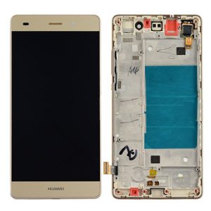 TOUCH+DISPLAY HUAWEI P8 LITE (COM FRAME) DOURADO