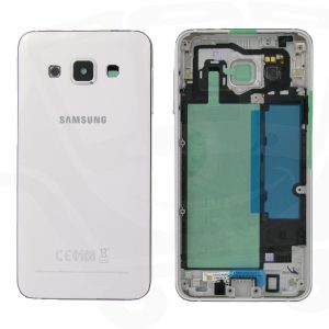 TAMPA TRASEIRA SAMSUNG GALAXY A3/A300 BRANCO COM CHASSI