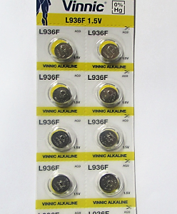 PILHAS VINNIC L936F AG9 1.5V (1UN)