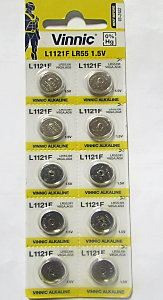 PILHAS VINNIC L1121F LR55 AG8 1.5V (1UN)