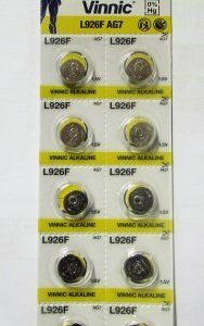 PILHAS VINNIC L926F AG7 1.5V (1UN)