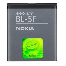 BATERIA NOKIA BL-5F 950MAH COMPATIVEL COM 6210 N, 6290, 6710, E65,N93I, N95, N96