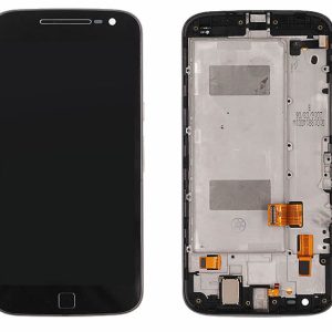 TOUCH+DISPLAY COM FRAME MOTOROLA MOTO G4 PLUS/XT1640 5.5" PRETO