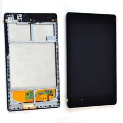 TOUCH+DISPLAY COM FRAME ASUS GOOGLE NEXUS 7 (2013)/K008/K009 7.0" PRETO