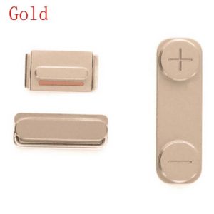 CONJUNTO DE BOTÕES LATERAIS APPLE IPHONE 7 DOURADO