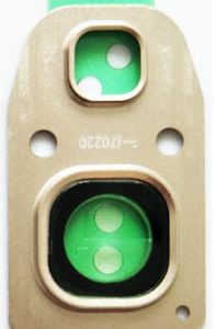 LENTE CÂMERA SAMSUNG A320 A3 2017, A520 A5 2017, A720 A7 2017 BACK DOURADO