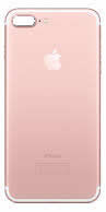 TAMPA TRASEIRA APPLE IPHONE 7 PLUS ROSA