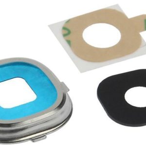 LENTE CÂMERA SAMSUNG S4, I9500, I9505 BACK PRATA